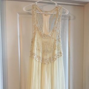 Cream and Lace Dress